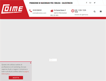 Tablet Screenshot of coime.com